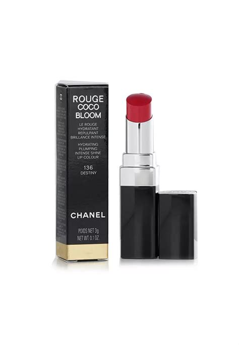 chanel rouge 136|ROUGE COCO BLOOM Hydrating Plumping Intense Shine Lip Colour .